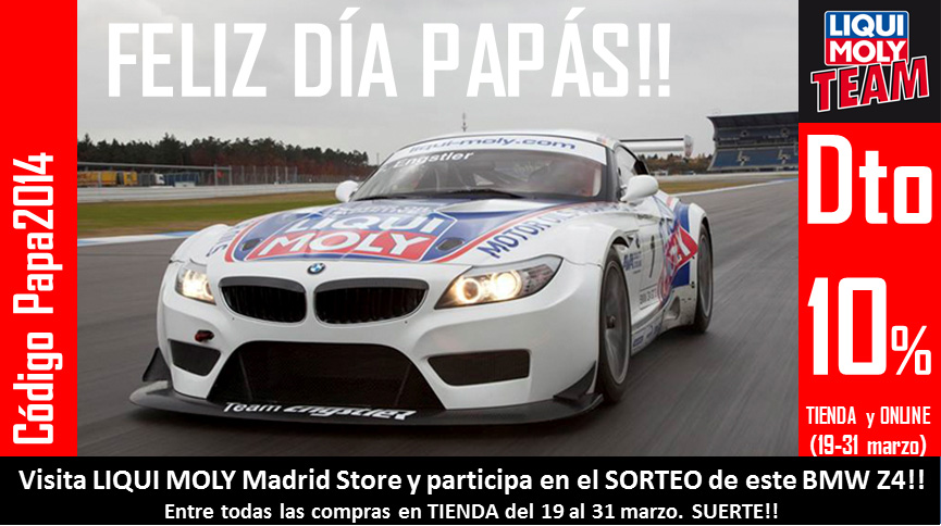 Feliz d�a pap�s! En Liqui Moly Madrid celebramos tu d�a hasta fin de mes
